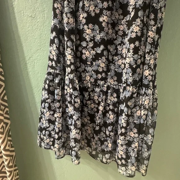 LOFT White and Blue Halter Maxi Sundress - Picture 4 of 5